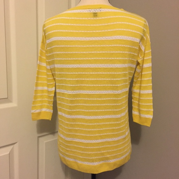 TALBOTS Petites Linen Blend Lightweight Sweater - Picture 3 of 4